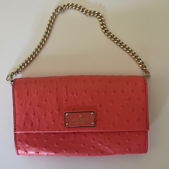 kate spade Handbags - Kate Spade Wallet Bag in Orange-Pink